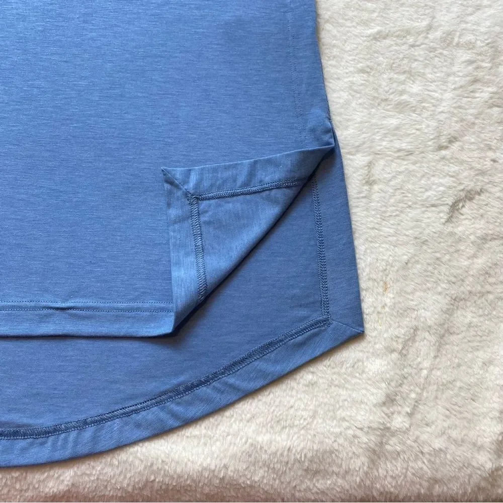 Athleta Blue Tranquility Top Size Small